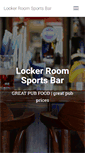 Mobile Screenshot of lockerroomsportsbar.com